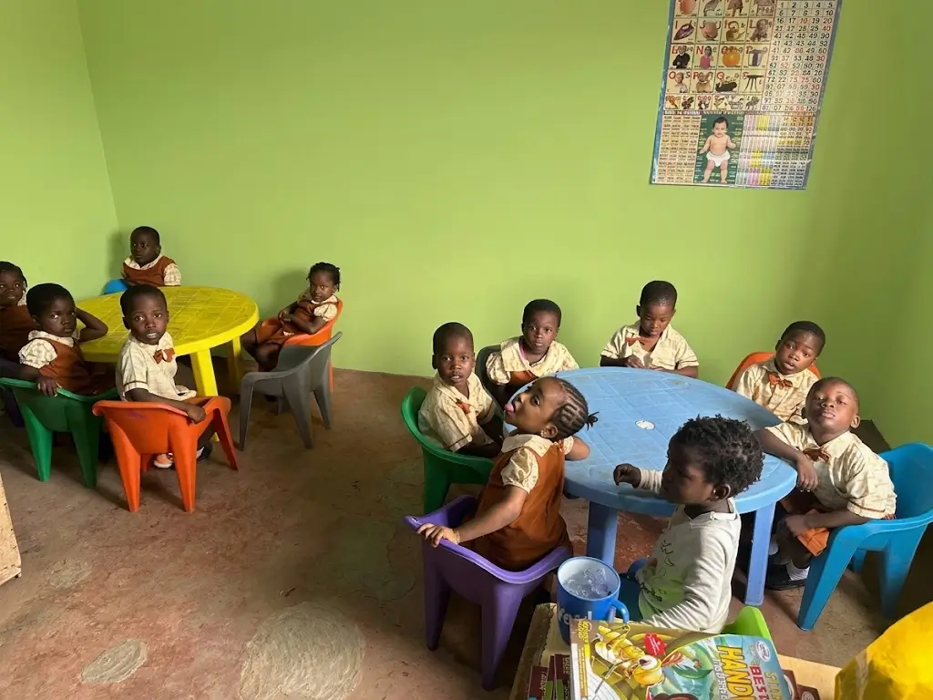 Primary school pupils learning and developing foundational skills in the classroom